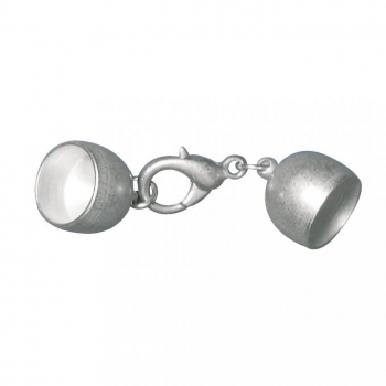 Schmuckverschluss silber matt